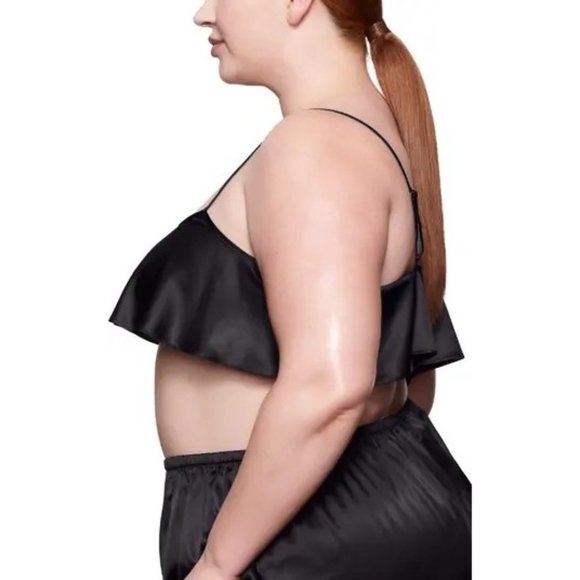 SKIMS‎ Woven Shine Cami Onyx Womens 4X - Picture 7 of 12